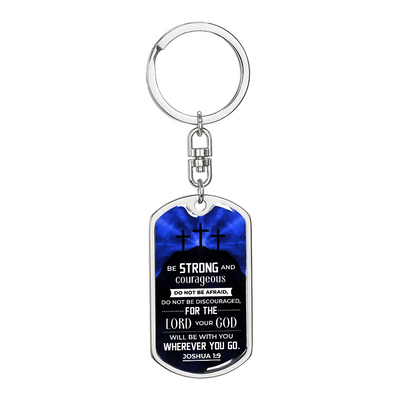 Be strong dog tag