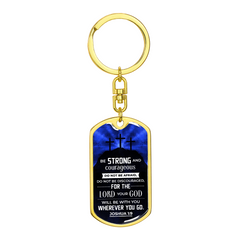 Be strong dog tag