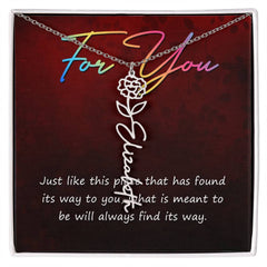 Flower necklace
