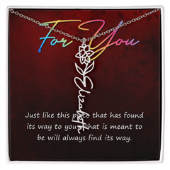 Flower necklace