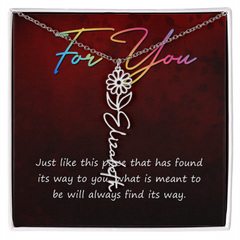 Flower necklace