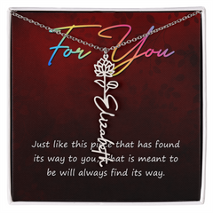 Flower necklace