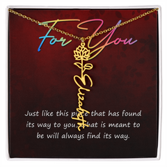 Flower necklace