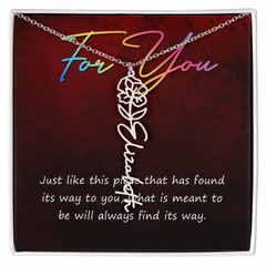 Flower necklace