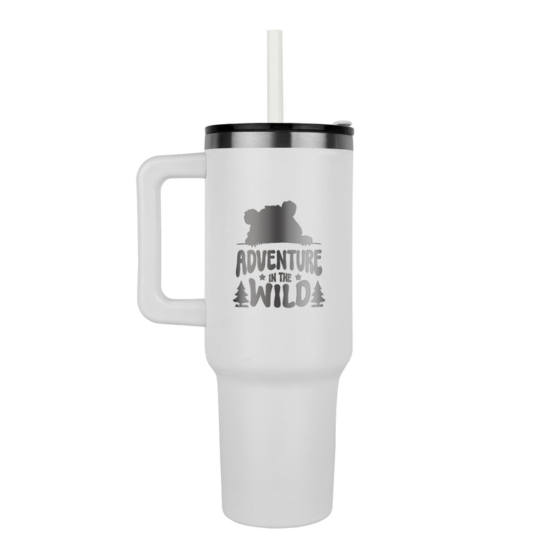 Adventure in the wild tumbler