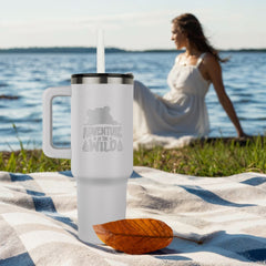 Adventure in the wild tumbler