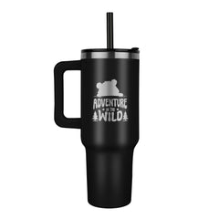 Adventure in the wild tumbler
