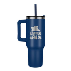 Adventure in the wild tumbler