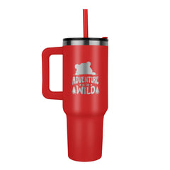 Adventure in the wild tumbler