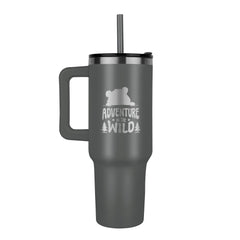Adventure in the wild tumbler