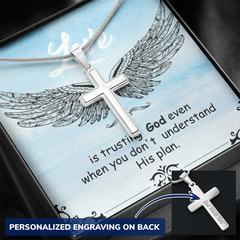 Love cross and chain