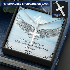 Love cross and chain