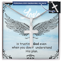 Love cross and chain
