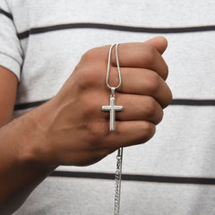 Love cross and chain