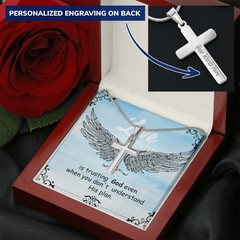 Love cross and chain