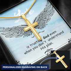 Love cross and chain
