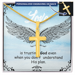 Love cross and chain