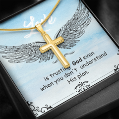 Love cross and chain