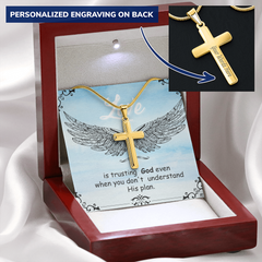 Love cross and chain