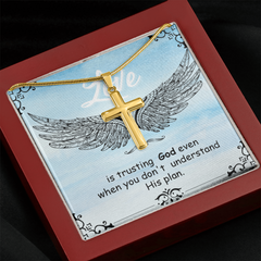 Love cross and chain