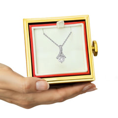 Rotating rose gift box